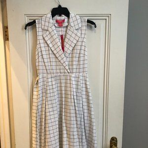 NWT Catherine Malandrino Garden Party Plaid Dress Size 4